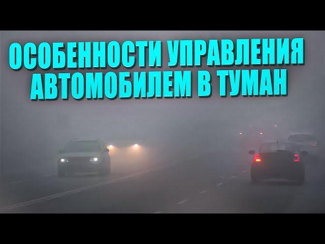 Особенности управления автомобилем в туман.