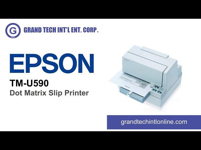 Epson TM-U590 Dot Matrix Printer