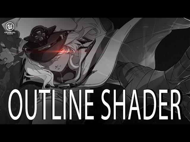 How to create an  Anime outline material in #UnrealEngine 5