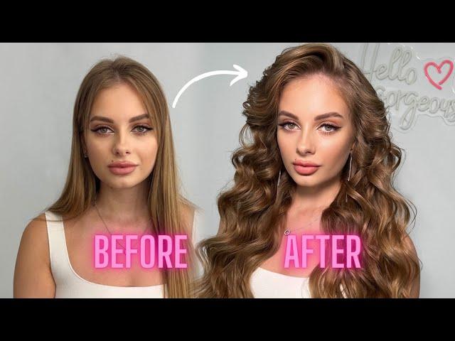 BIG VOLUME HAIR TUTORIAL  NATURAL SILKY STRAIGHT HAIR