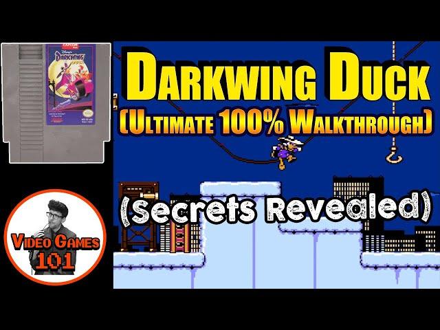 Darkwing Duck NES Walkthrough | 100% Guide | Video Games 101