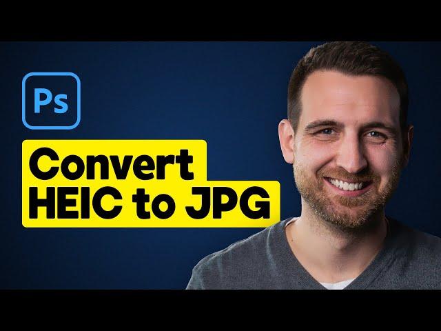 How to Convert HEIC to JPG in Photoshop on Mac