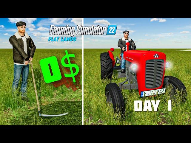 Выживаю два года на плоской карте Farming Simulator 22