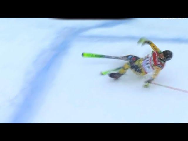 AWFUL CRASH of Tim Hronek (GER) | Skicross Reiteralm (AUT)