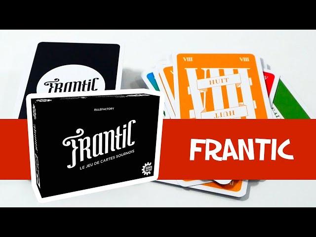 Frantic - le jeu en 2 minutes !