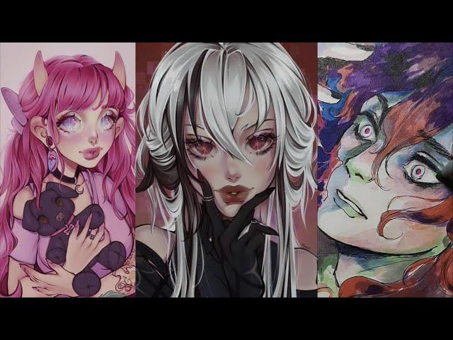 ️Art drawing  tiktok compilations  ~ Anime  #217