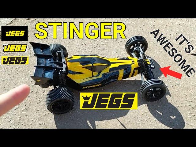 JEGS RC STINGER buggy is AMAZING! 2s and 3s speed test, and RACING!!!