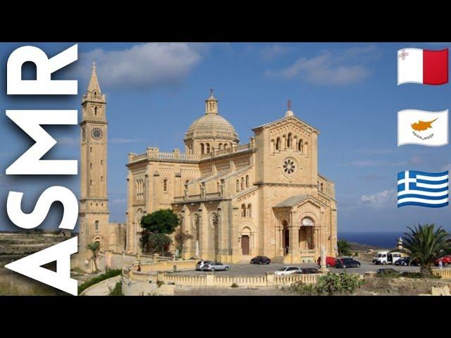 ASMR Exploring Malta, Cyprus & Crete on Google Maps