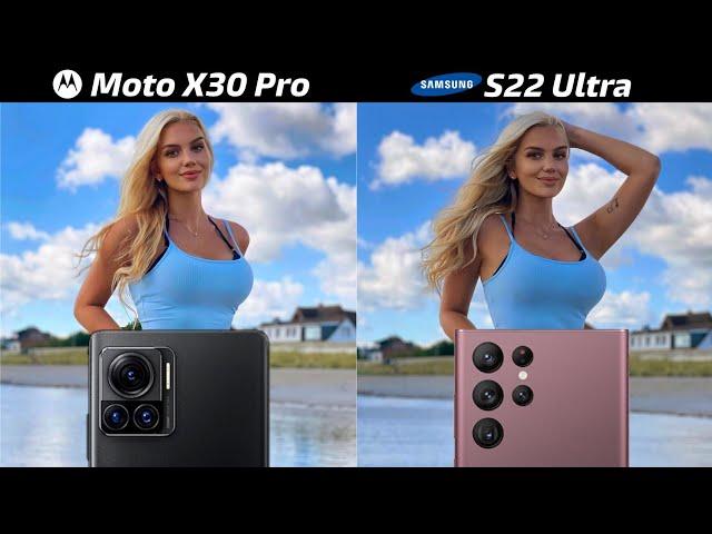 Motorola X30 Pro vs Samsung Galaxy S22 Ultra Camera Test