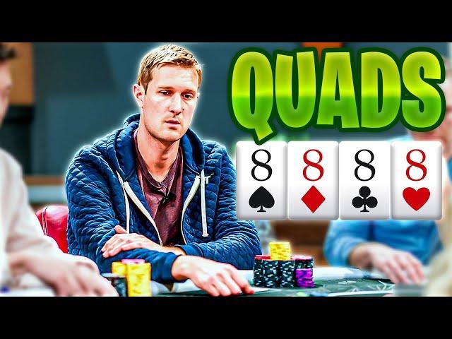 30 Minutes of Quads (High Stakes Poker)