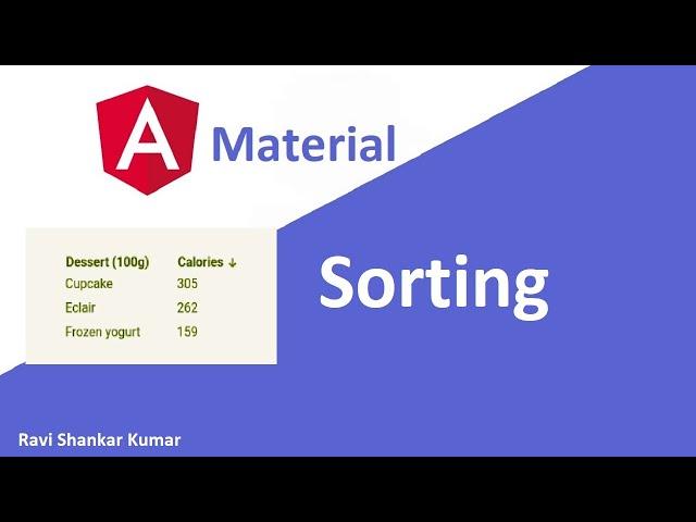 Angular Material Table Sorting | Angular Material Tutorial 33