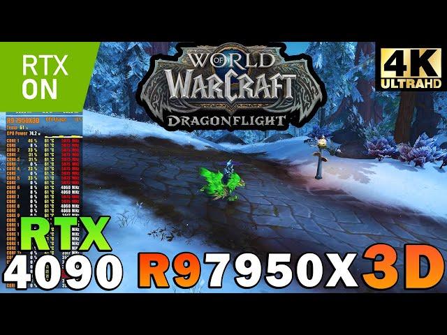 World Of Warcraft Dragonflight 4K | Ryzen 9 7950X3D | RTX 4090 | Ray Tracing | Maximum Settings