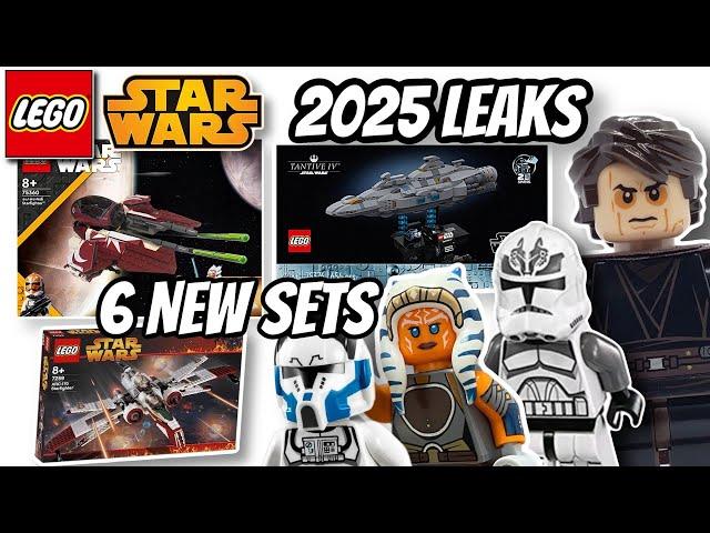 LEGO Star Wars 2025 Leaks UPDATE Ahsoka’s Interceptor, ARC-170 + Revenge of the SITH