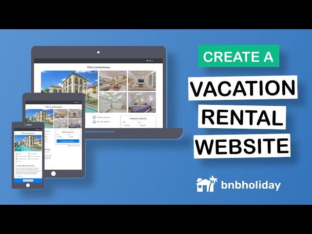 Vacation Rental Website Builder | Create a Direct Booking Website in MINUTES