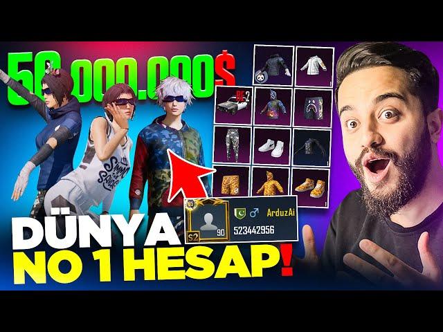 OHA! KARŞIMIZA OYUNUN EN PAHALI HESABI ArduzAi GELDİ! 50 MİLYON DOLARLIK HESAP! PUBG Mobile