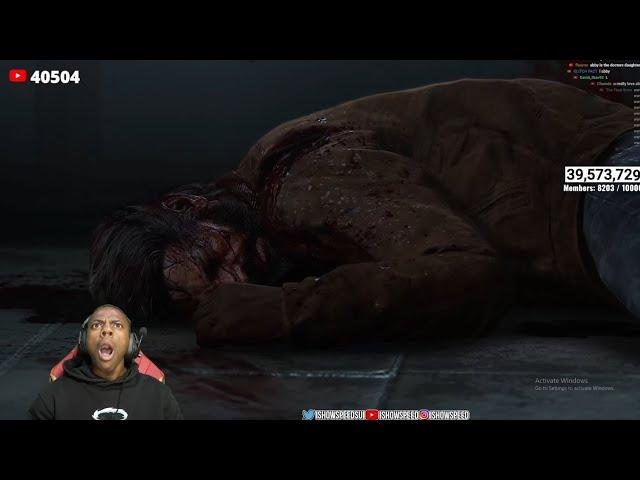 ishowspeed reaction to joel death The last of us 2
