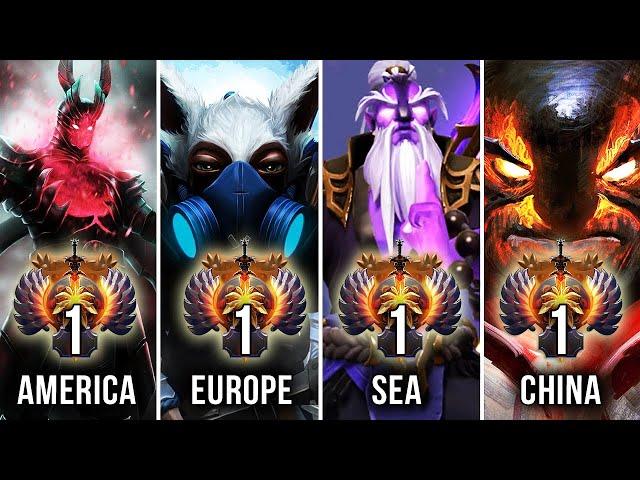 THE BEST PLAYERS IN THE WORLD - TOP 1 MMR OF EVERY REGION