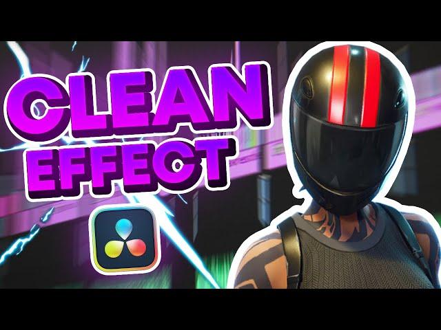 How to Make this *CLEAN* Fortnite Montage effect in DaVinci Resolve! [TUTORIAL AT 45 SUBS]