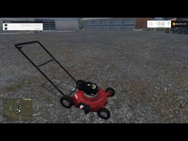 Mod Vorstellung Farming Simulator Ls15: Rasenmäher V 1.0