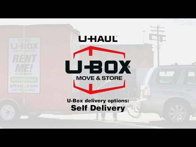 U-Box® Moving and Storage Containers: Self Delivery