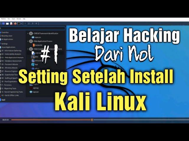 How to set after installing Kali Linux - Learn Hacking From Basic For Beginners #1