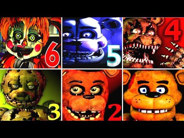 Five Nights at Freddy's 6 FNAF 1 2 3 4 5 All Jumpscares Simulator *FNAF 2018*