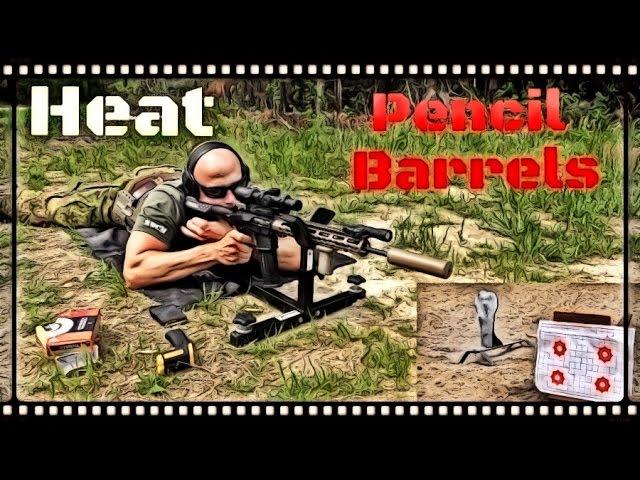 Lightweight AR-15 Barrels Are Not Accurate When Hot?  Test.  (HD)