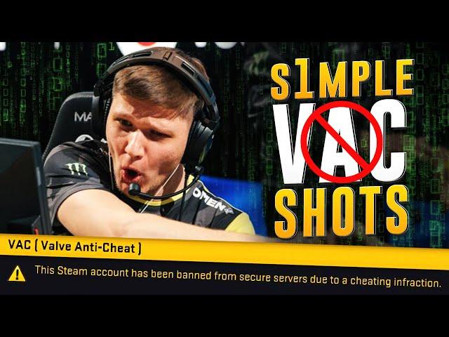 Best VAC Shots from S1mple! (LUCKY SHOTS?)