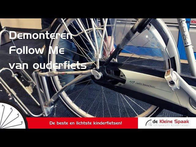 Follow Me demonteren van ouderfiets