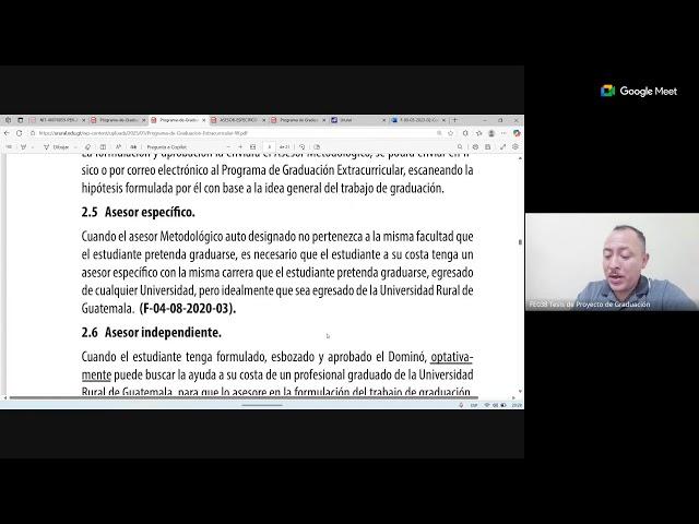 Semana 16. Lineamientos generales de los trabajos de graduación