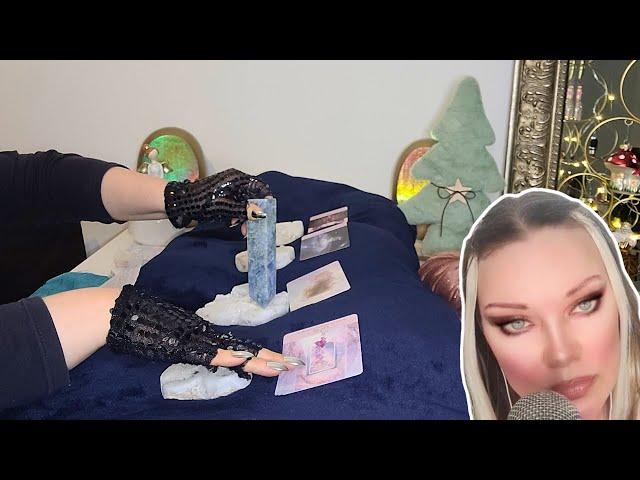 ASMR  POV Full Body Massage  Crystal Energy Healing  Reiki  Whispered & Sleep Inducing  Cards