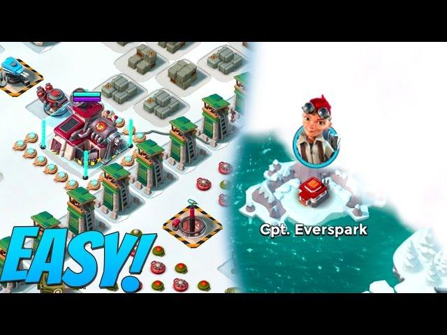 Boom Beach How to Unlock Everspark as a Low Level! (War Factory Tutorial)