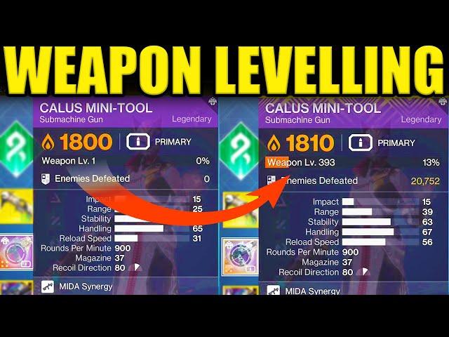 Fastest Way To Level Weapons In Destiny 2