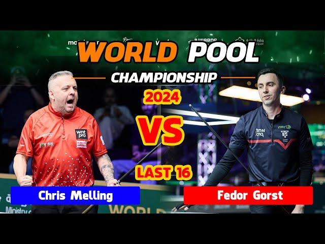 Fedor Gorst vs Chris Melling |  Highlights Billiards | 2024 World Pool Championship