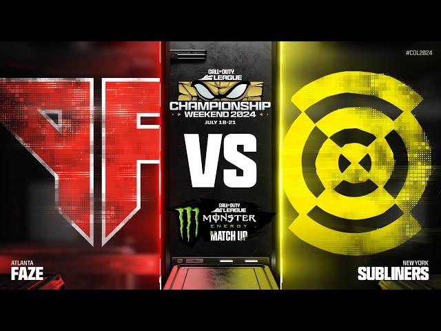 @C9COD vs @AtlantaFaZe | CDL Champs Monster Matchup | Winners Round 2