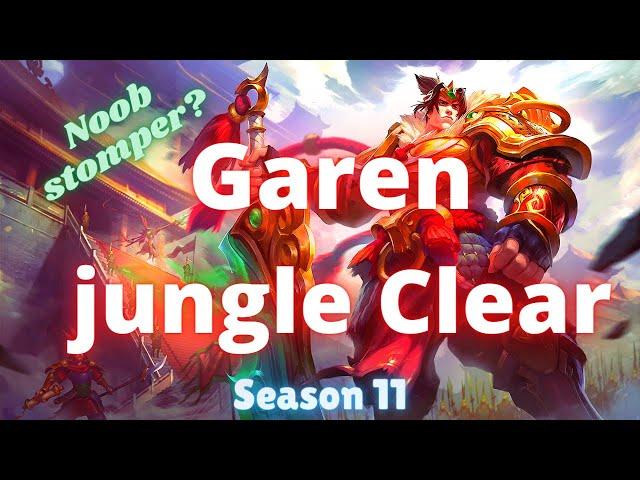 Garen jungle clear | Season 11 | Garen jungle full clear Guide (best path) | Patch 11.17