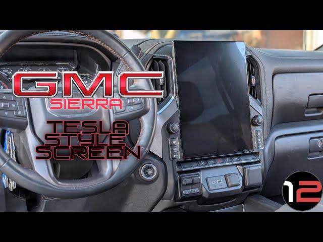 Workshop 12 QHD 2K 15.6" Tesla Style Screen || GMC Sierra || Chevy Silverado || Installation Video