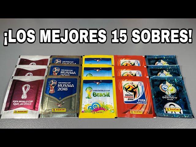 *ABRIMOS 15 SOBRES* DE LOS ÚLTIMOS 5 MUNDIALES