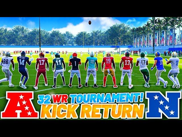 32 TEAM WR KICK RETURN TOURNAMENT!! Who Will Win it All??