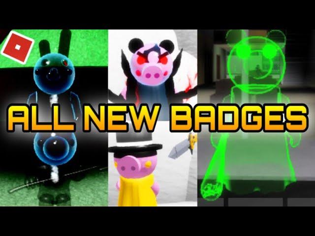 How to get ALL NEW BADGES in PIGGY RP INFECTION - ROBLOX