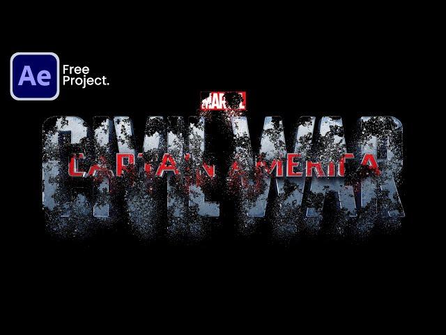 After Effects Tutorial: Make Amazing Particles Text & Logo Animation | No Plugin [Free download]