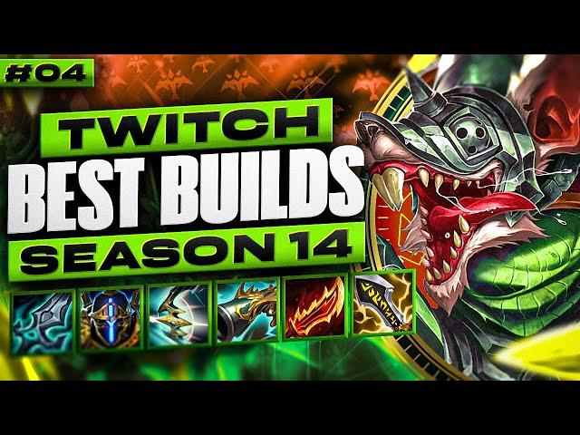 Twitch Unranked to Diamond #4 - Twitch ADC Gameplay Guide | Twitch Best Builds Season 14