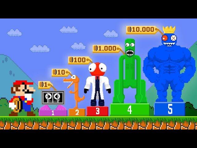 Mario vs Super Power But Mario Can Buy All Characters Rainbow Friends? | ADN MARIO GAME