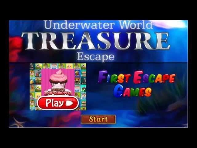 Underwater World Treasure Escape - Walk Through First Escape Games