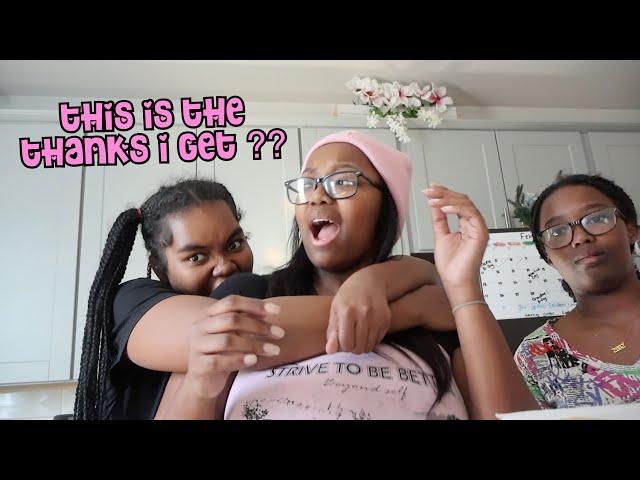 I spoiled my SISTERS for Valentine's Day and SHE BIT ME?? | Basically Basic Person