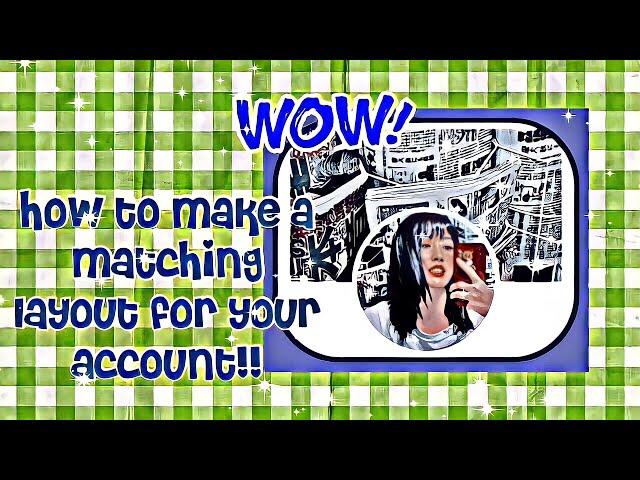 how to make a matching layout to make your facebook account aesthetic || rpw tutorials