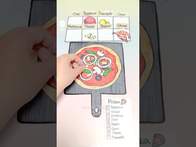 Making a paper Pizza DIY#MingToday#diy