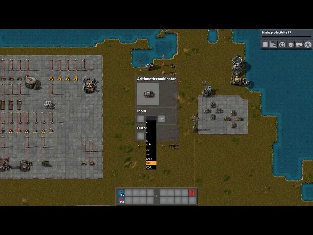 Factorio. Логические сети. Азбука.