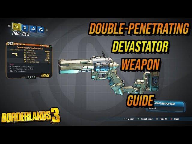 DOUBLE - PENETRATING DEVASTATOR WEAPON GUIDE | Looks good on paper | BORDERLANDS 3