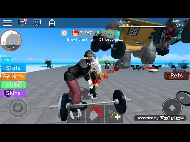 троллим качков в игре Roblox